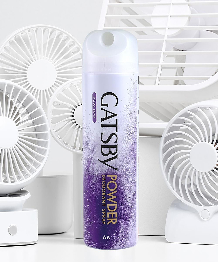 Gatsby Powder Deodorant Spray Aqua Soap