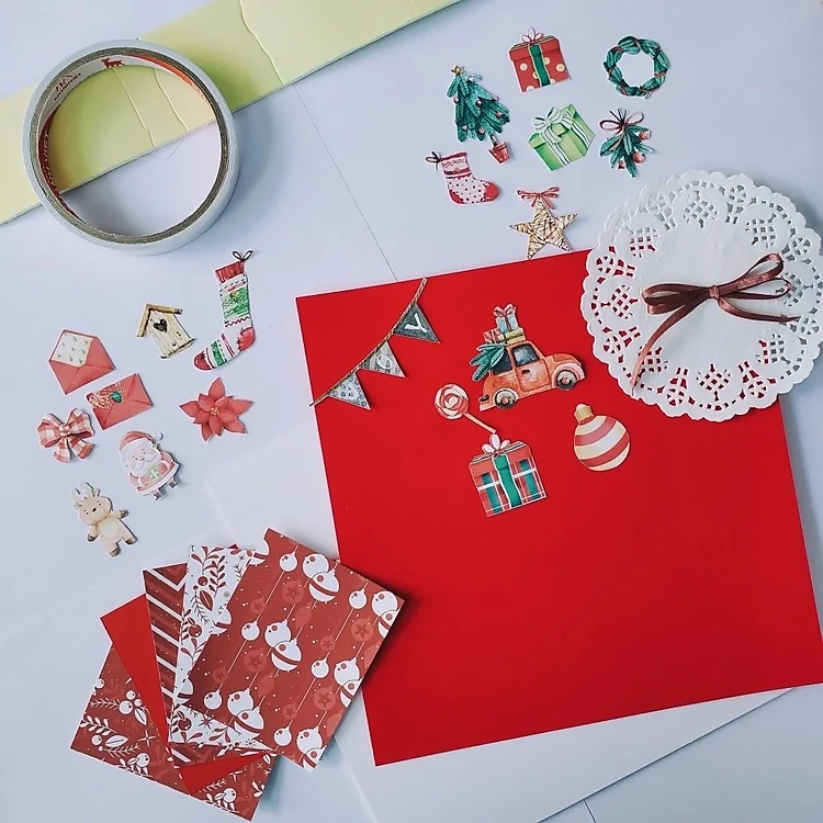 bộ kit khung ảnh scrapbook