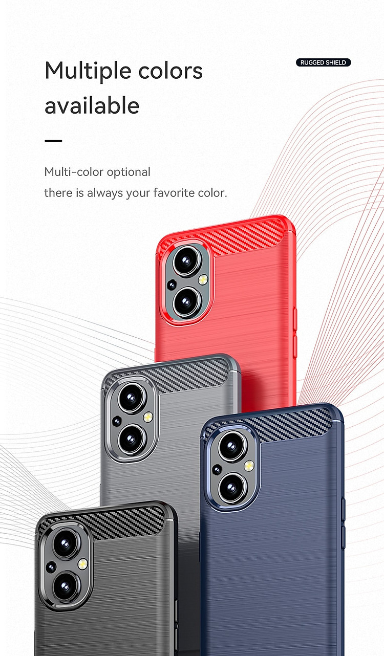 img Ốp lưng chống sốc vân kim loại cho Oppo Reno 8Z 5G hiệu Likgus