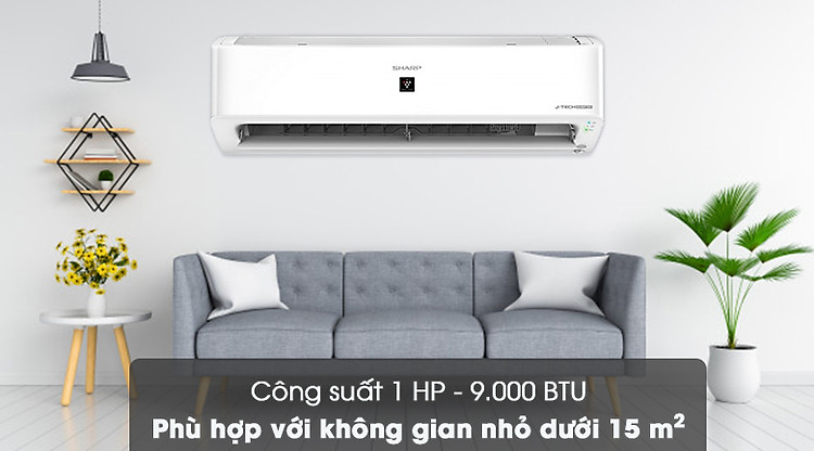 Công suất - Máy lạnh Sharp Inverter 1 HP AH-XP10YHW