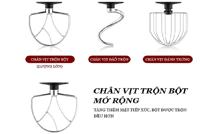 Phụ kiện của Máy trộn thực phẩm Tiross TS5401