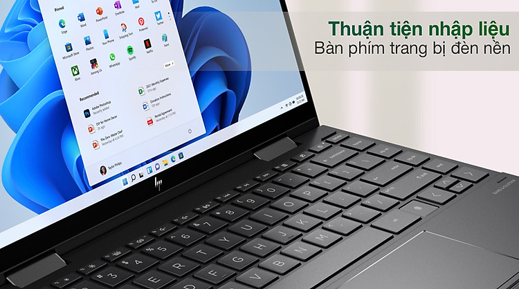 HP Envy x360 Convert 13 ay1057AU R5 5600U (601Q9PA) - Bàn phím