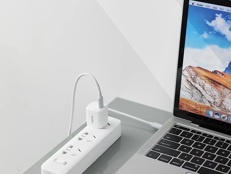 Bộ chuyển đổi nguồn sạc nhanh di động Rapoo PA20mini 20W cho máy tính bảng Android IOS HUAWEI