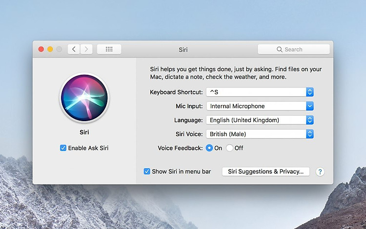 macbook pro 2019 MUHP2 có tính năng trợ lý ảo "hey Siri"