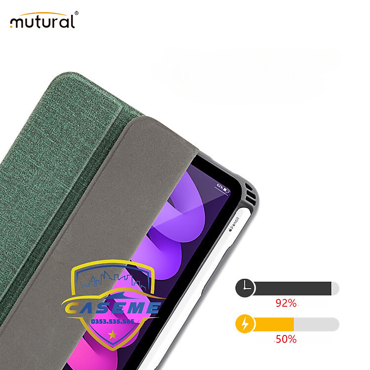 Bao Da Mutural Danh Cho Ipad Mini 6 Mini 7 Tich Hop Khay Dung But Hang Chinh Hang (8)