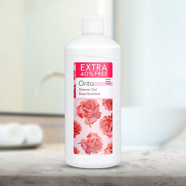 Orita Shower Gel Rose Scented 1400ml