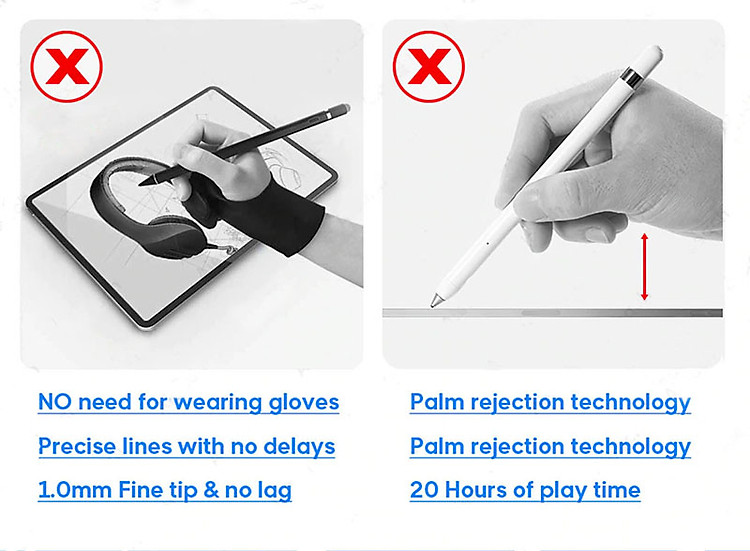 Bút cảm ứng stylus cho iPad Aturos IQS dùng như Apple Pencil