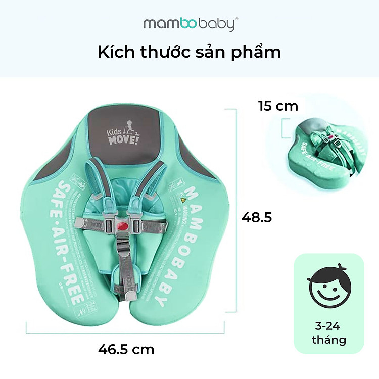 Phao bơi đeo ngực Mambobaby