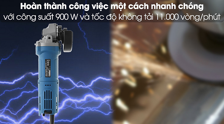 Máy mài góc Luxter Wm66108 900W - Công suất