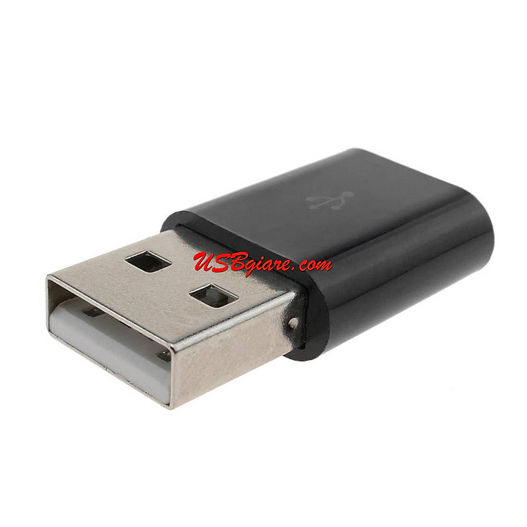 Đầu chuyển Micro USB cái sang USB đực - ảnh 1