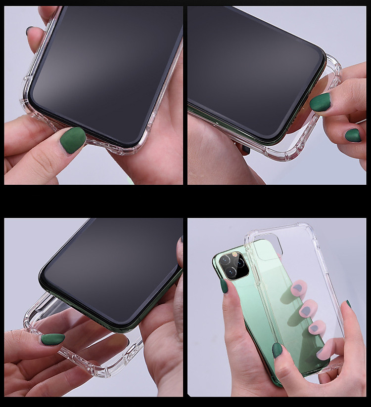 Ốp Hybrid TPU + Kính Cường Lực Leeu Design dành cho iPhone 11 / 11 Pro / 11 Pro Max _ Hàng Nhập Khẩu