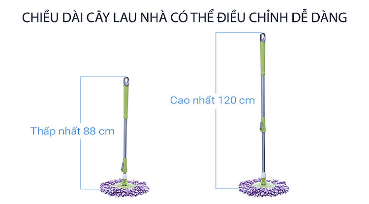 Kích thước bộ lau nhà
