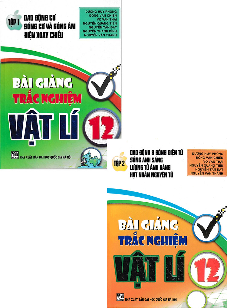 Combo Bài Giảng Trắc Nghiệm Vật Lí 12 (Bộ 2 Cuốn)