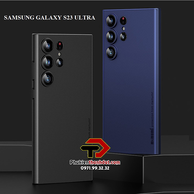 Ốp lưng lụa SamSung Galaxy S23 Ultra chính hãng Memumi siêu mỏng, chống vân tay
