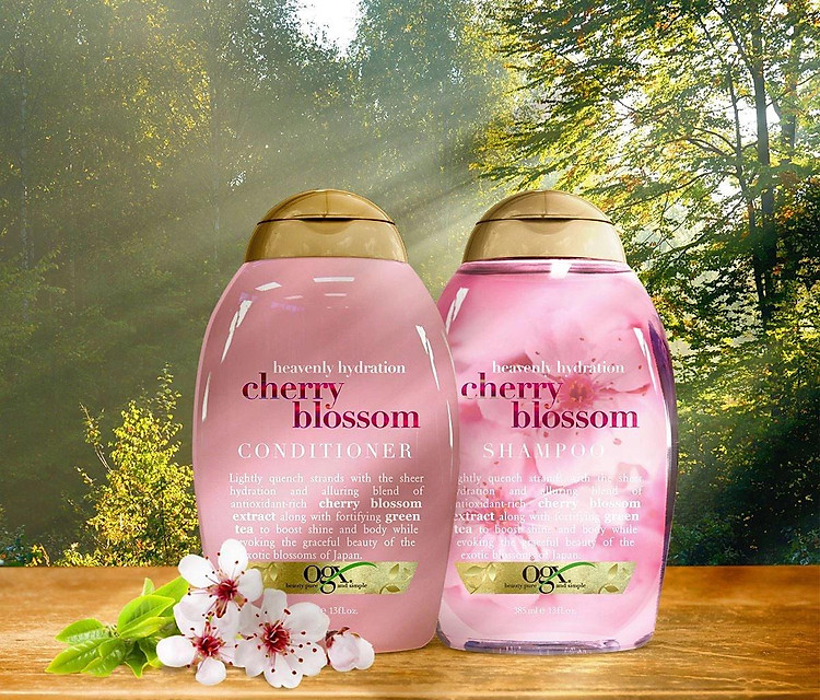OGX Heavenly Hydration + Cherry Blossom Shampoo