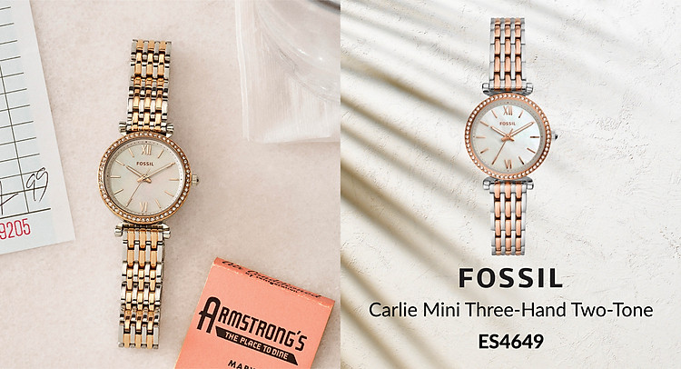 Đồng hồ nữ Fossil CARLIE MINI dây kim 