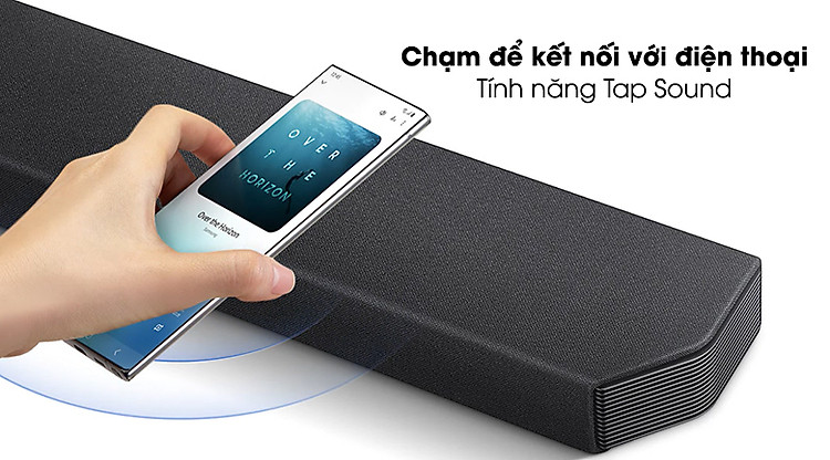 Loa thanh Samsung HW-Q950 - Chạm để truyền tải bản nhạc từ điện thoại lên loa dễ dàng cùng tính năng Tap Sound