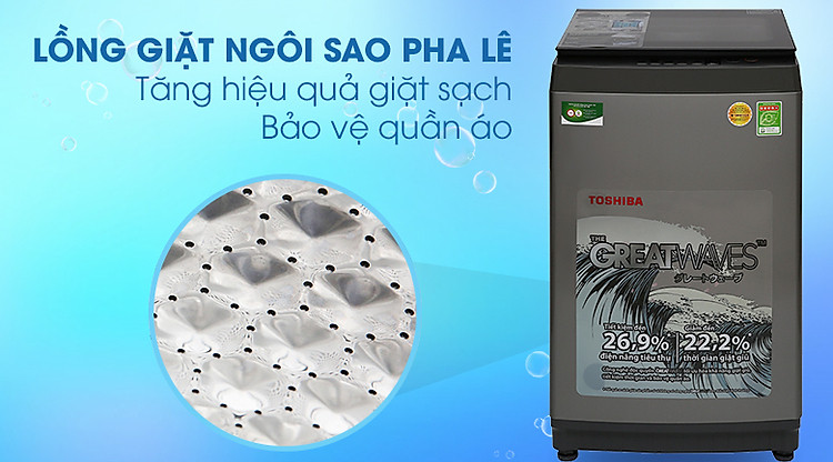 Lồng giặt ngôi sao pha lê