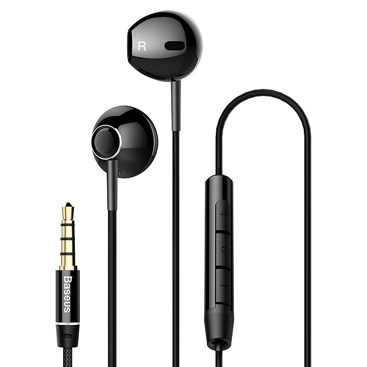 Tai nghe in Ear Baseus Encok H06TE Lateral (Wired Earphone with Mic Stereo Headset Earbuds Earpiece) - Hàng chính hãng 1