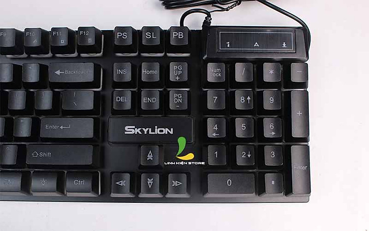 Không bị mờ chữ trong quá trình sử dụng bàn phím giả cơ Skylion H600