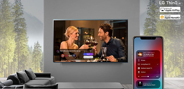 Air Play2 - Smart Tivi LG NanoCell 4K 65 inch 65NANO77TPA