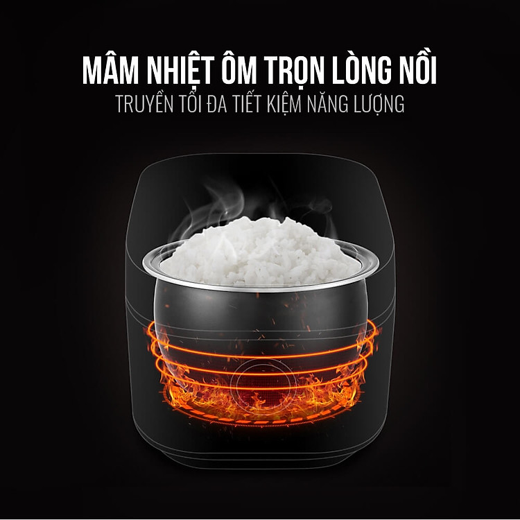 Nồi cơm điện tử Elmich 1,8L RCE-1790 - Hàng chính hãng