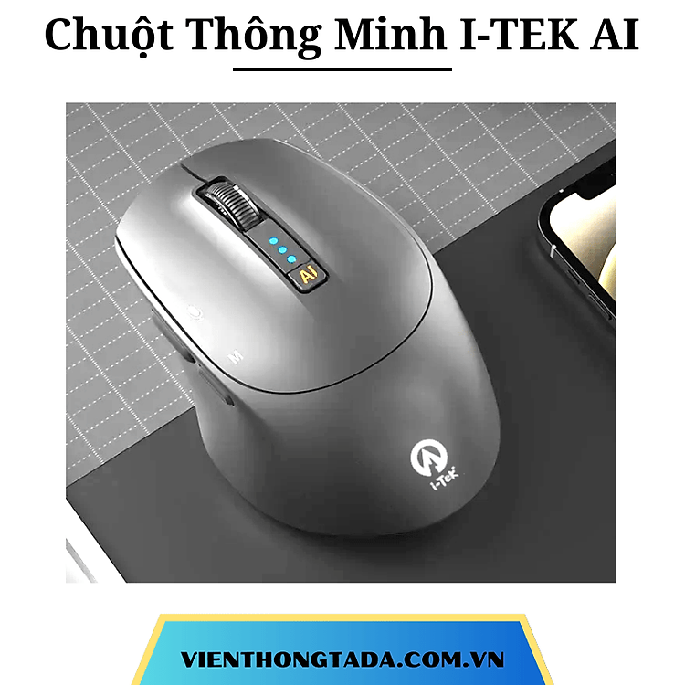 Chuột Thông Minh I-TEK AI: Đánh văn bản bằng giọng nói, Phiên dịch hình ảnh, văn bản - Hàng chính hãng- Bảo hành 12 tháng (tada việt nam)