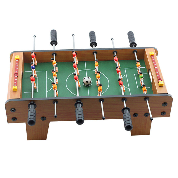 bàn bi lắc mini 6 tay cầm, dài 50cm nặng 1.8kg chống trượt trò chơi bàn đá banh bàn foosball table + tặng bóng bi lắc 36mm dự phòng cho bạn thoải mái ghi bàn - giao màu ngẫu nhiên 2