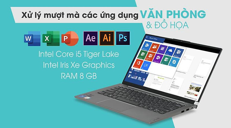 Laptop Lenovo ThinkBook 14s G2 ITL i5 20VA000NVN) - Cấu hình