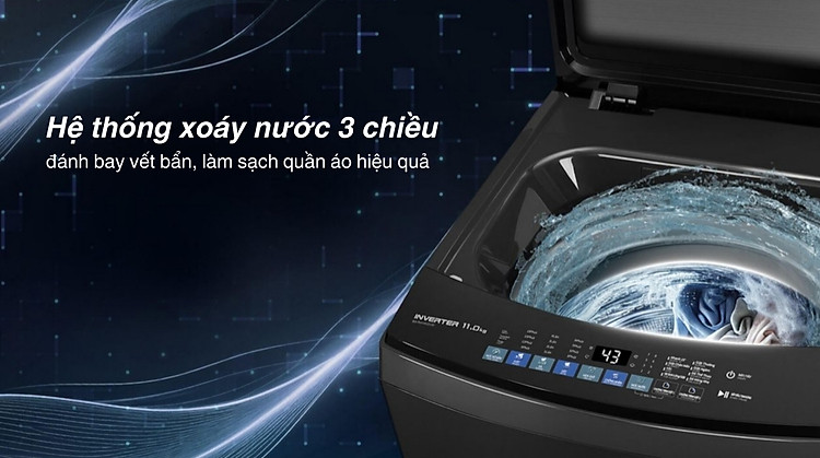 Máy giặt Sharp Inverter 11 kg ES-TM110CD-DS - Công nghệ giặt