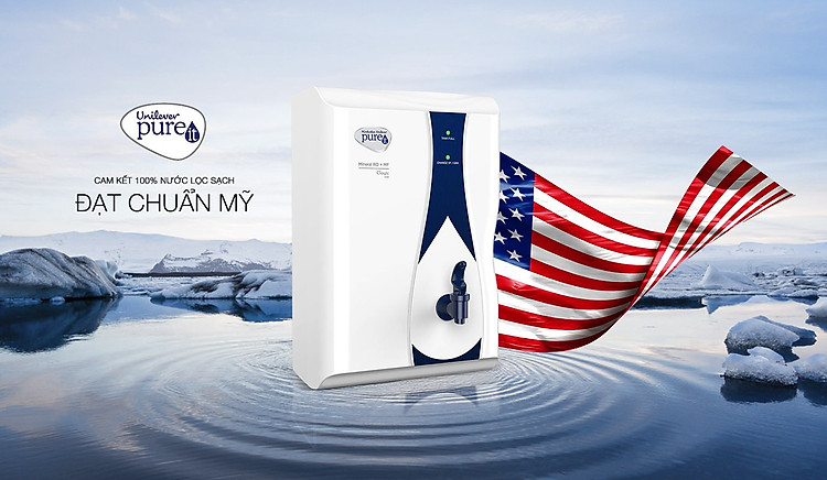 Máy lọc nước Unilever Pureit Casa Mineral RO+MF 100% nước sạch tinh khiết chuẩn Bộ Y Tế