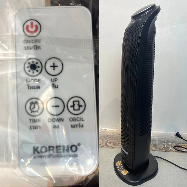 Quạt sưởi gốm Ceramic Koreno KN-555