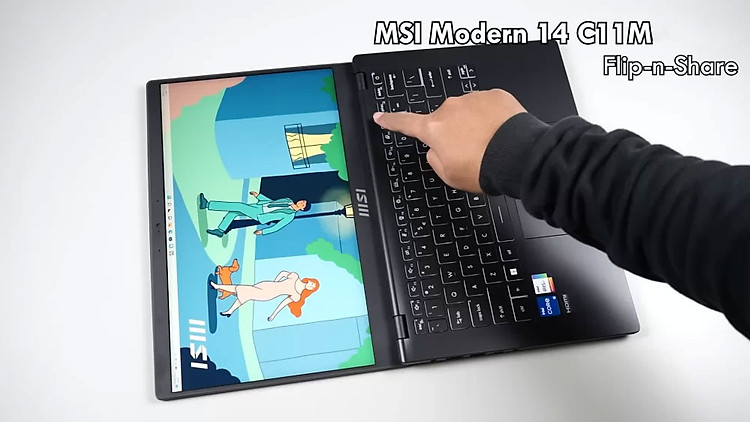 Laptop MSI Modern 14 C11M 011VN - Laptop văn phòng giá rẻ chất lượng cao