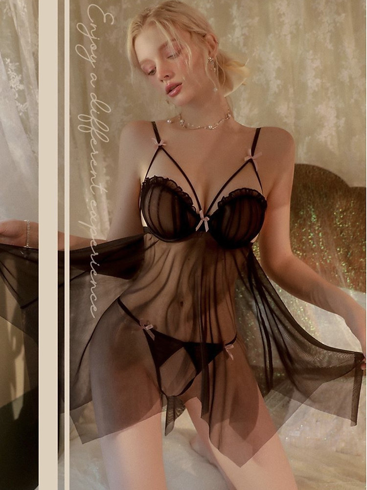 Váy Ngủ Bèo Xuyên Thấu