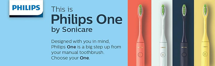 Philips One by Soincare, Mango, Battery Toothbrush, Sonic