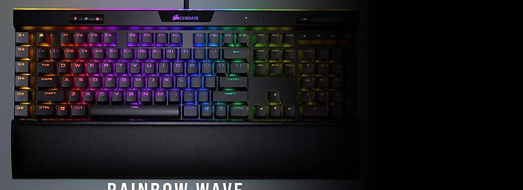 Đèn led của Corsair K95 Platinum XT có thể tuỳ biến hoàn toàn qua phầm mềm ICue