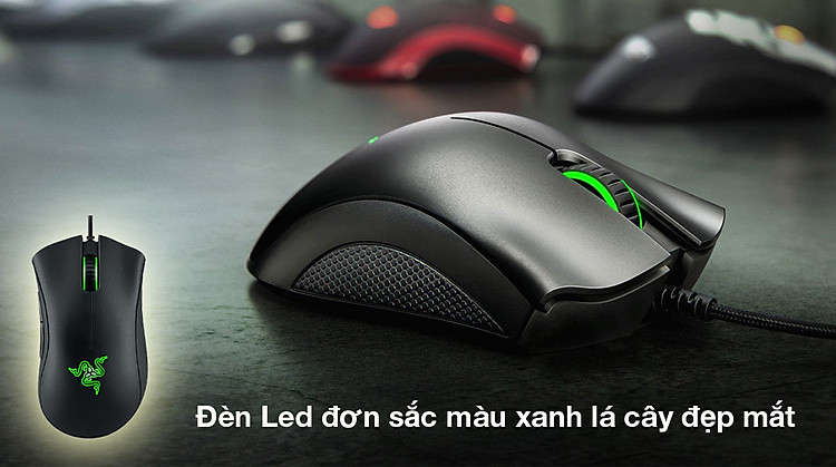 Led đơn sắc - Chuột Có Dây Gaming Razer DeathAdder Essential