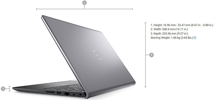 Laptop Dell Vostro 3520 5M2TT1