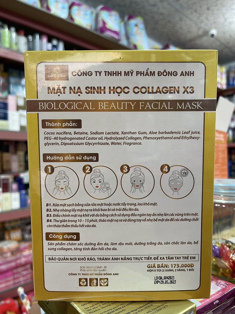 Collagen X3 Mặt Nạ Sinh Học