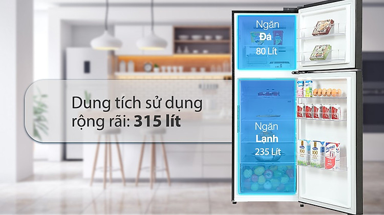 Tủ lạnh LG Inverter 315 Lít GN-M312BL