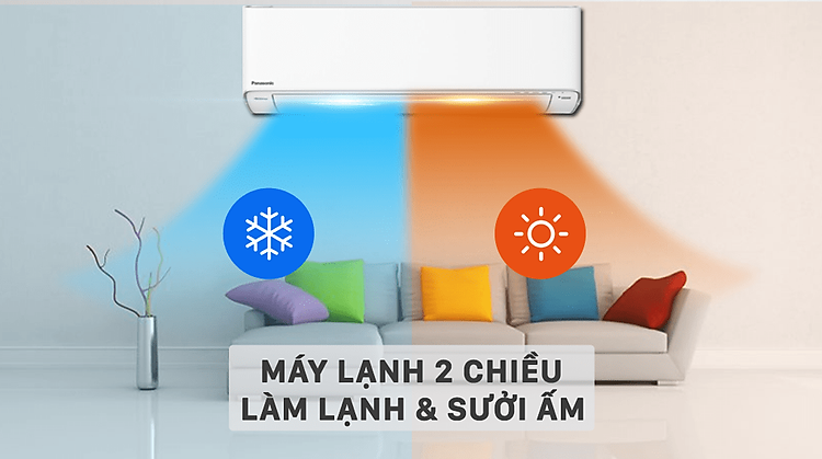 Máy lạnh 2 chiều Panasonic 1 HP CU/CS-XZ9XKH-8 - Máy lạnh 2 chiều đáp ứng mọi nhu cầu thời tiết