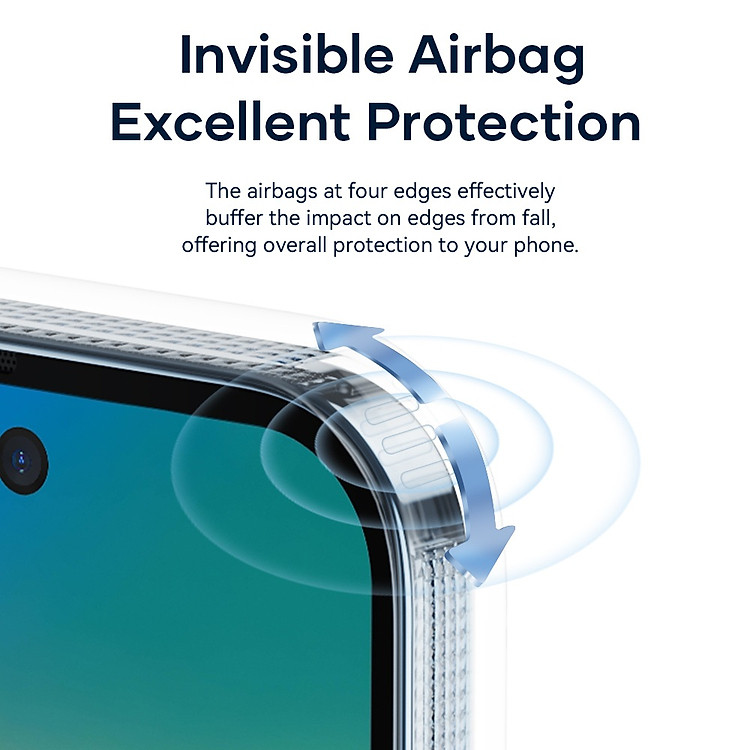 Ốp lưng chống sốc trong suốt hỗ trợ sạc Magsafe cho iPhone 14 Pro (6.1 inch) hiệu Rock Protection Magsafe Magetic Case