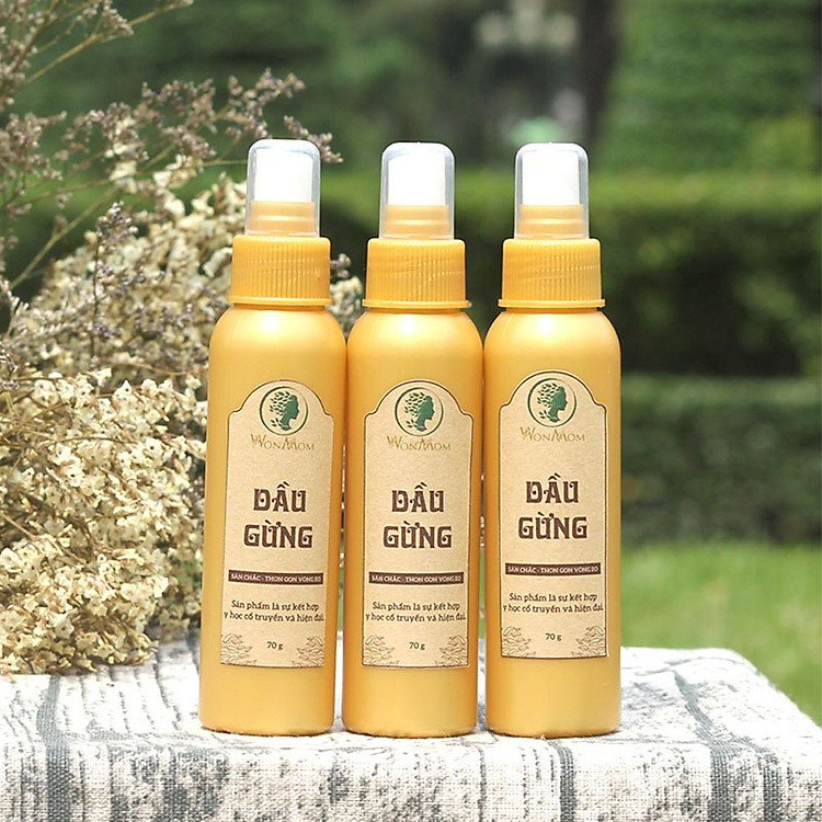 dầu gừng massage bụng giảm eo