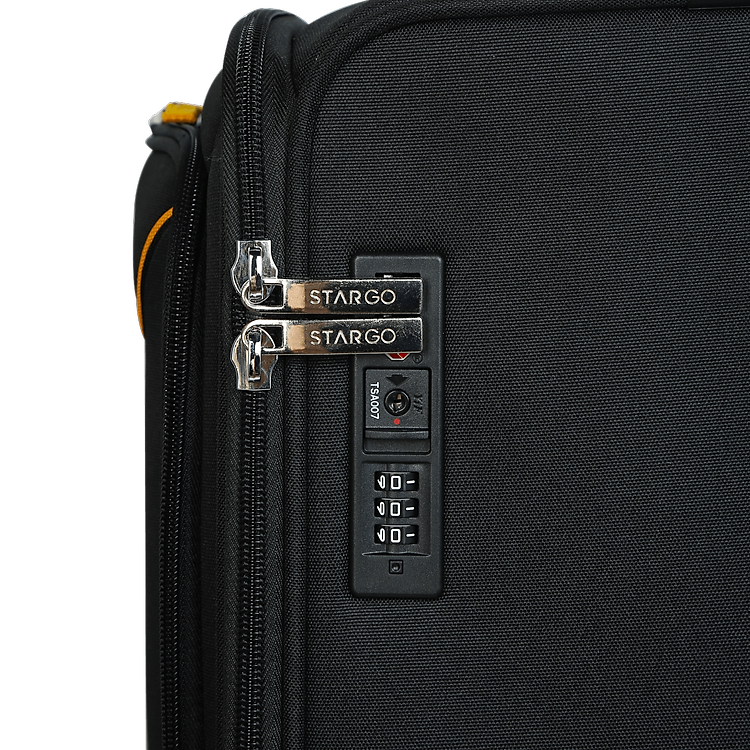 Vali kéo vải Stargo Satus S đen