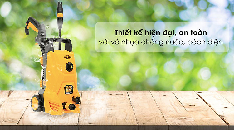 Máy phun xịt rửa áp lực cao Tolsen 79570 1400W - Thiết kế