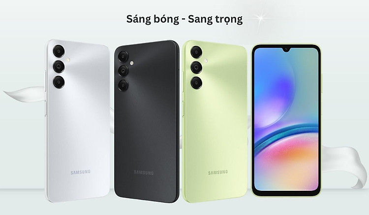 Điện thoại Samsung Galaxy A05s diện mạo thời thượng