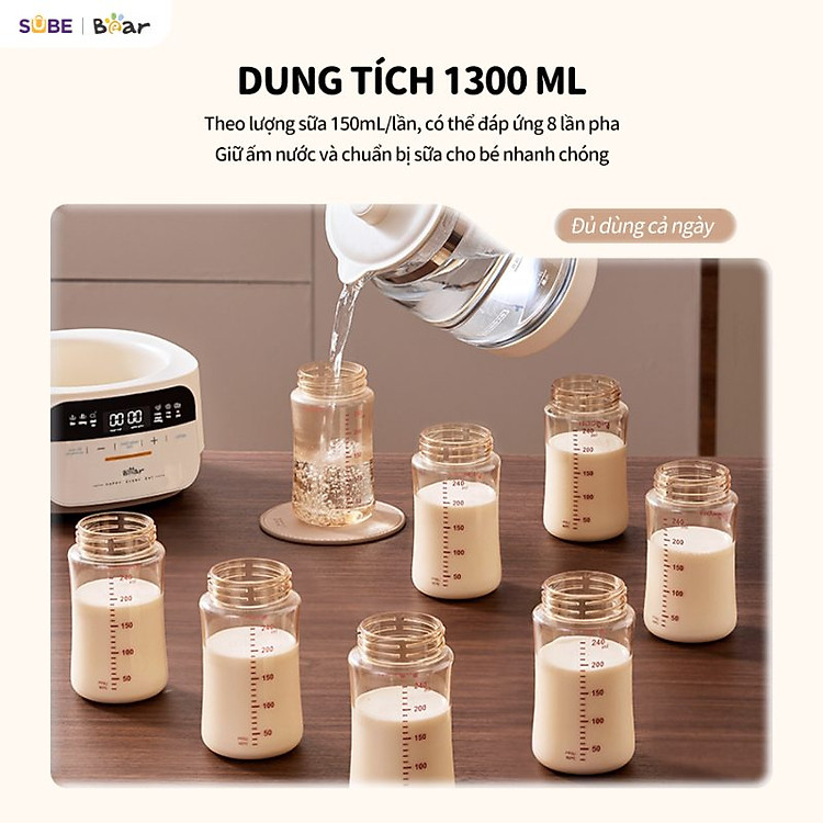 Máy đun nước hâm sữa Bear WW-4H12W