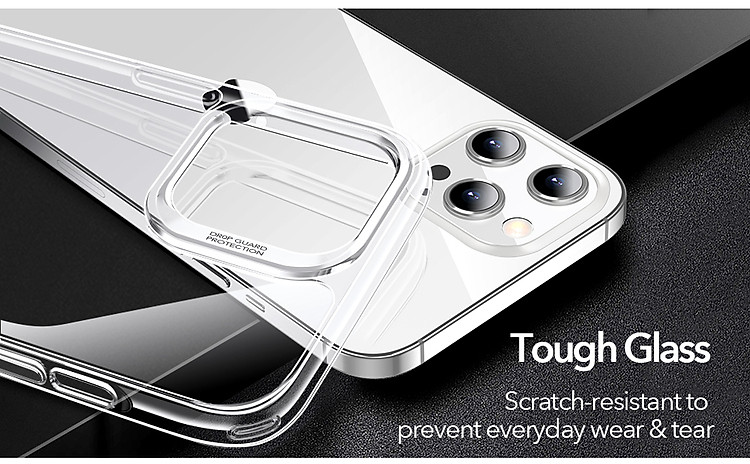 Ốp Lưng Cho iPhone 12 Mini / 12 & 12 Pro / 12 Pro Max ESR Echo Tempered Glass Hard Case (Mặt Lưng Kính Cường Lực) - Hàng Nhập Khẩu