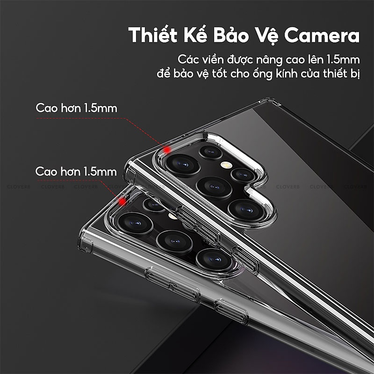 Ốp lưng chống sốc trong suốt cho Samsung Galaxy S22 Ultra hiệu Likgus Crashproof giúp chống chịu mọi va đập - hàng nhập khẩu