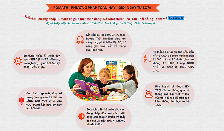 Toán tư duy cho trẻ em từ 4 - 6 tuổi